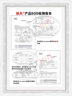 SGS testing report
